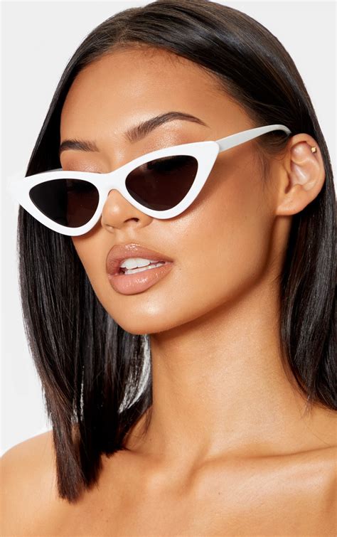 cat eye sunglasses amazon|oversized white cat eye sunglasses.